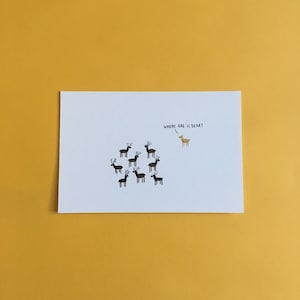 Cartes postales drôles de jeux de mots, paquet de cartes de blagues, cadeaux drôles, carte postale illustrée, carte de la Saint-Valentin, ensemble de cartes postales illustrées amusantes Dear