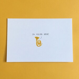 6 cartes postales de jeux de mots drôles, paquet de cartes de blagues, cadeaux drôles, carte postale cadeau illustrée, carte de Saint-Valentin, ensemble de cartes postales illustrées drôles, paquet de cartes Horny