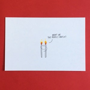 love Funny Puns postcards, Jokes card Pack, funny Gifts, illustrated gift postcard, valentines card, funny illustrated postcards set