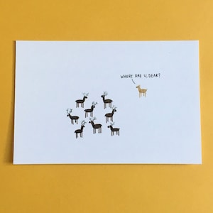 Querido, postales con divertidos juegos de palabras, paquete de tarjetas con chistes, regalos de aniversario, postal de regalo ilustrada, tarjeta de San Valentín, tarjeta divertida de aniversario, querido regalo