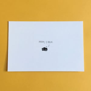 Cartes postales drôles de jeux de mots, paquet de cartes de blagues, cadeaux drôles, carte postale illustrée, carte de la Saint-Valentin, ensemble de cartes postales illustrées amusantes Rock