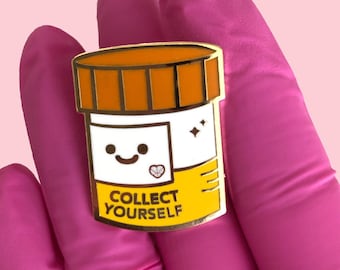 Collect Yourself - Urine Sample Enamel Pin