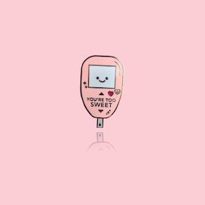 Glucometer Enamel Pin