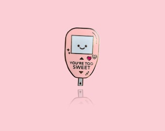 Glucometer Enamel Pin