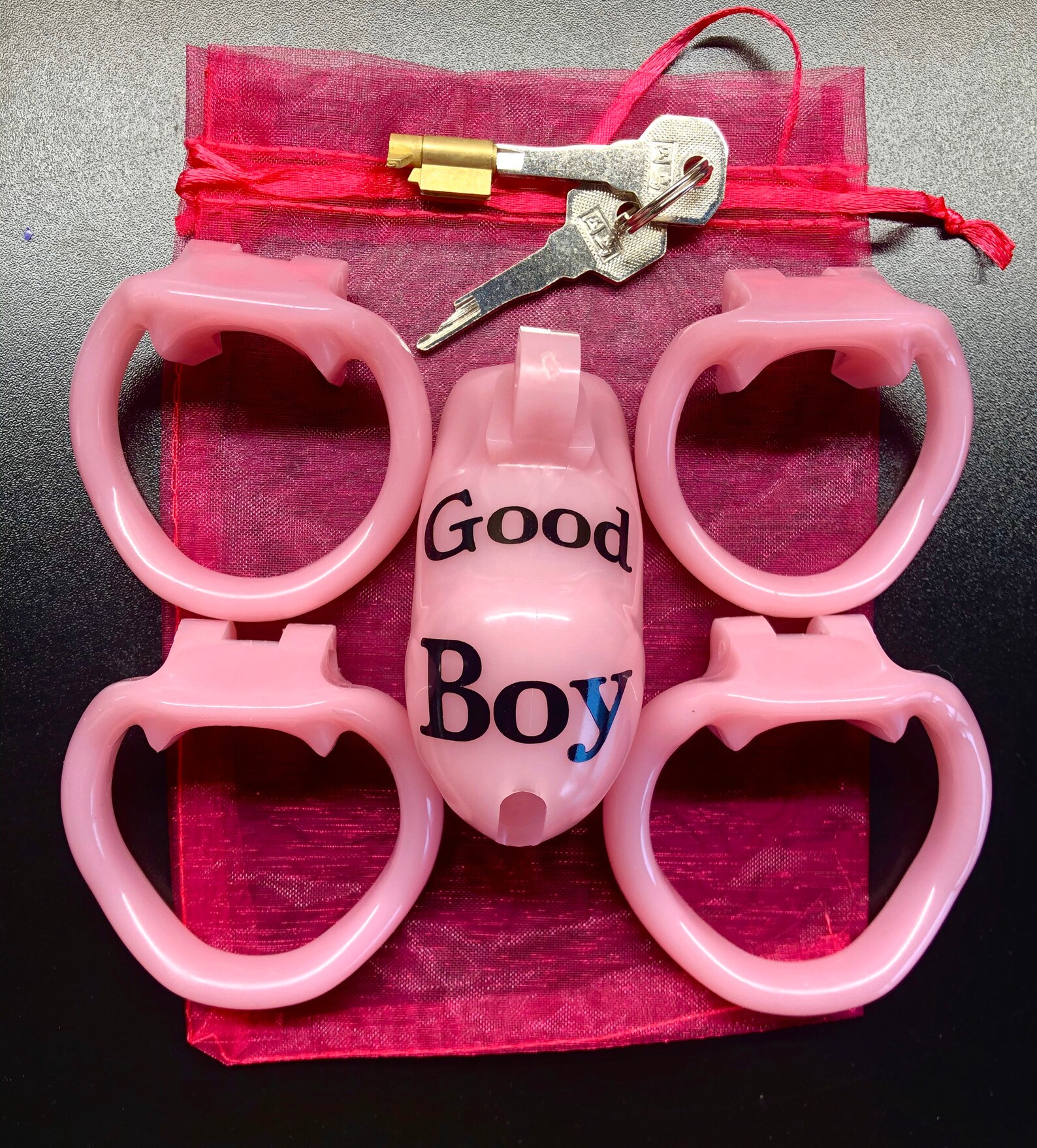 Personalized Sissy Chastity Cage Pink Etsy