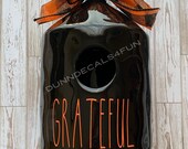 Grateful Decal for Birdhouse
