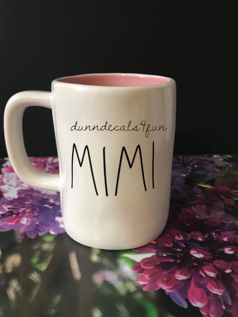 Mimi Decal for Rae Dunn mug | Etsy