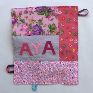 Squat cloth with name - crackling cloth - personalized - color - maternity gift - gift - baby