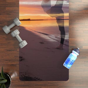 Yoga Mat - Serene Sunset - Eco-Friendly Exercise Mat, Anti-Slip Floor Mat, Fitness Gift for Yogis, Meditation Practice, Home Workout