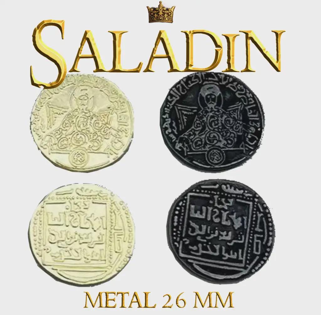 サラディンコインのレプリカ – LARPと歴史のための中世イスラムの金貨