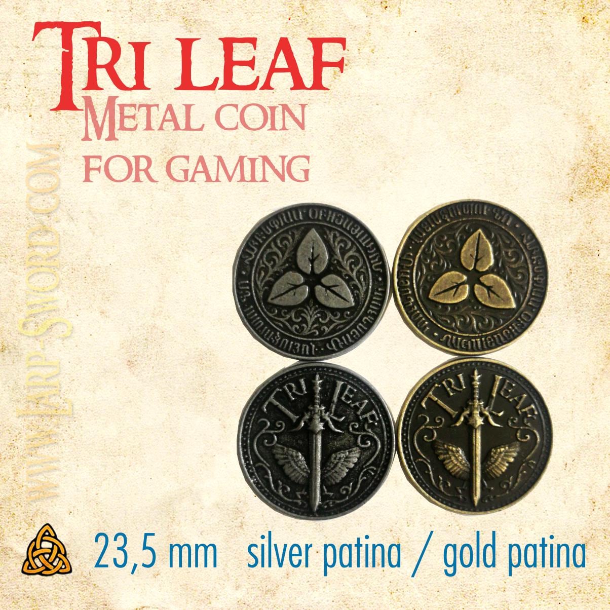 トリリーフ - ファンタジー世界のための金属コイン