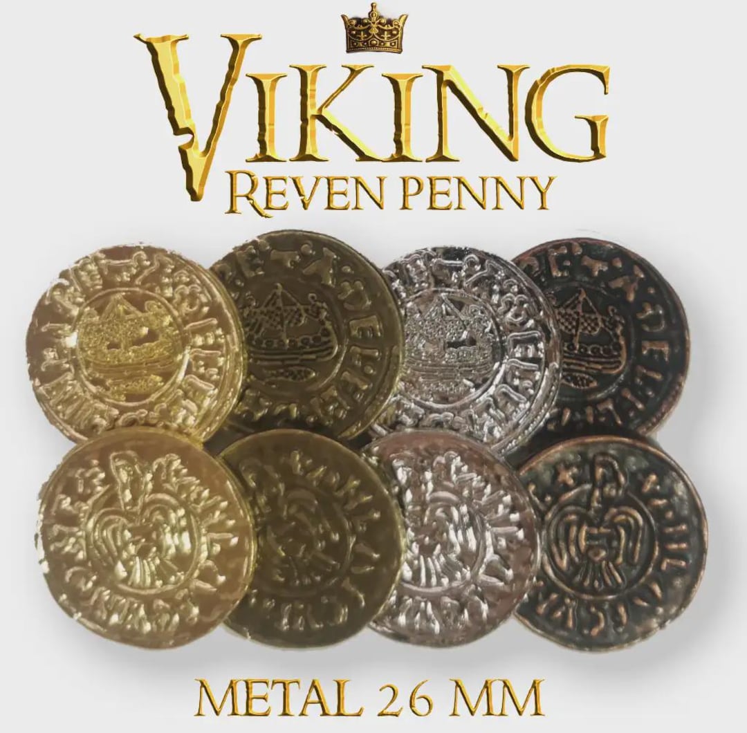 Viking Coin Replica – Norse Medieval Currency for LARP, RPG