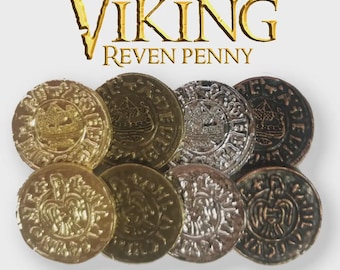 Replika monety wikingów – nordycka waluta średniowieczna do LARP-ów, RPG-ów i rekonstrukcji
