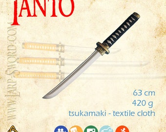 Tanto - skum samurai dolk för larp, leksak och cosplay