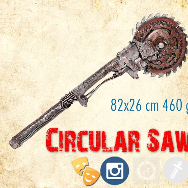 Circular saw - foam saw for cosplay and larp