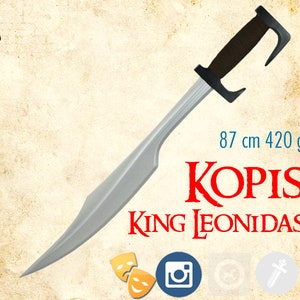 Kopis - 300 spartian roi Leonidas ou orcs épée larp et cosplay