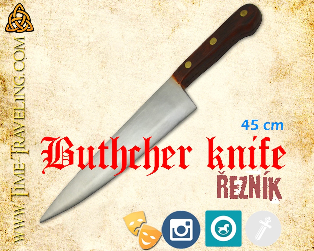 Butcher's Knife - Foam Weapon for Larp, Cosplay and Training - Etsy