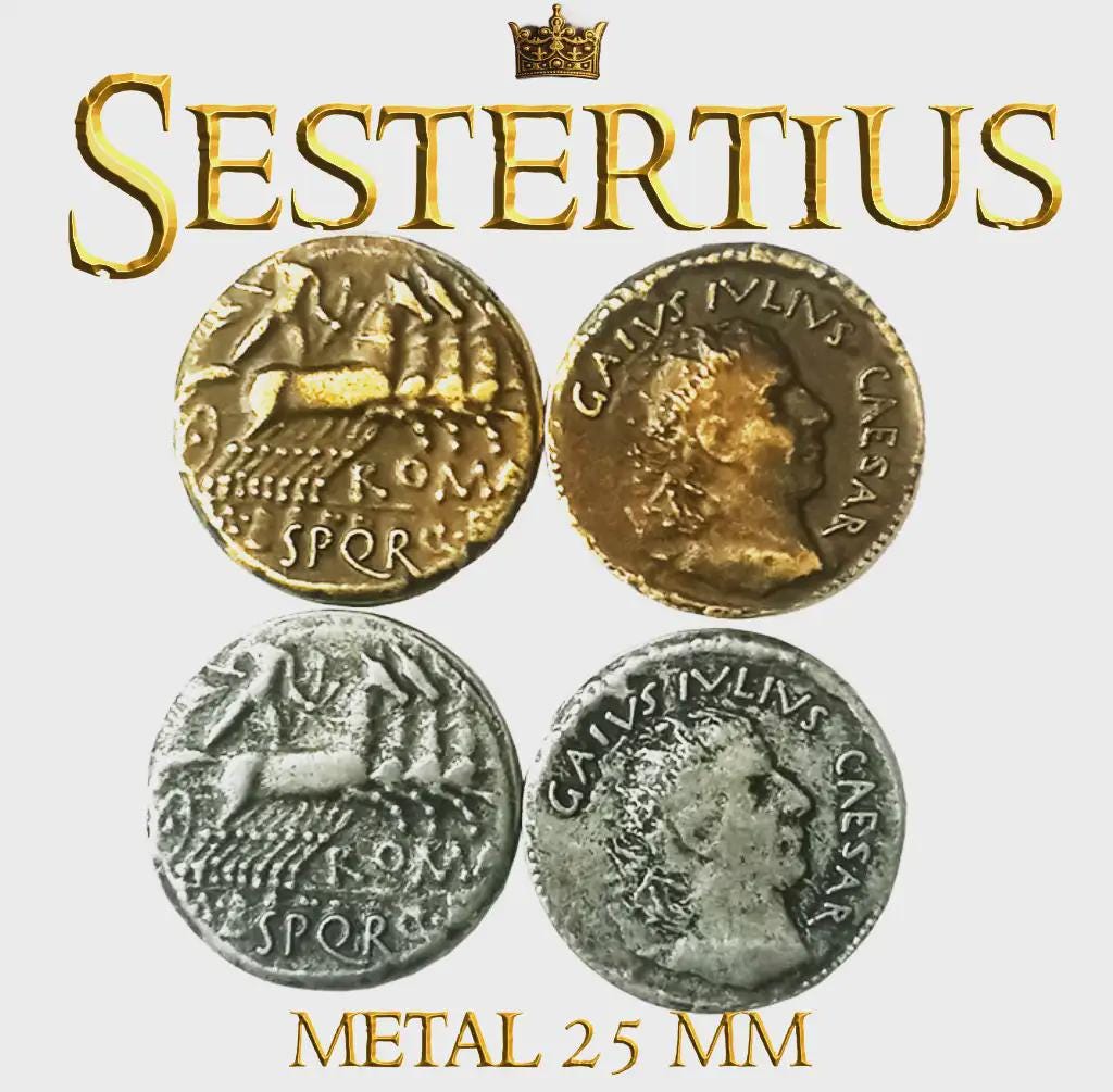 ローマのコインのレプリカ - Etsy 日本