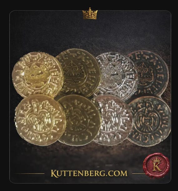 Viking Coin Replica – Norse Medieval Currency for LARP, RPG