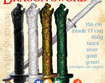 Draksvärd skumsvärd för lajv och cosplay