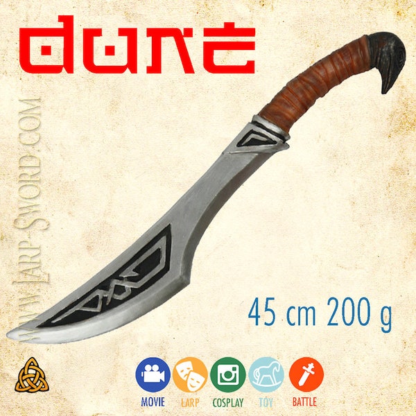 Dune - Paul Atreid dagger - foam weapon for larp and cosplay