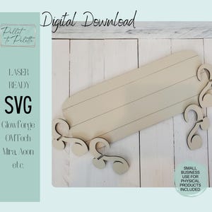 Plant Shelf SVG Digital cut file | Laser cut file for Glowforge | Shiplap Riser Shelf for 1/4 inch material | Shiplap Riser for plant