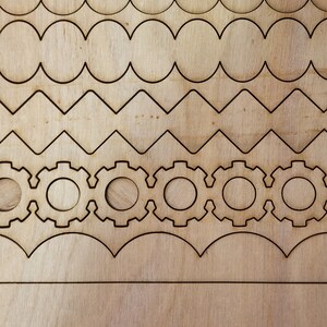 Decorative Trim Pieces 5 Designs Digital Download SVG | Rustic Decor ...