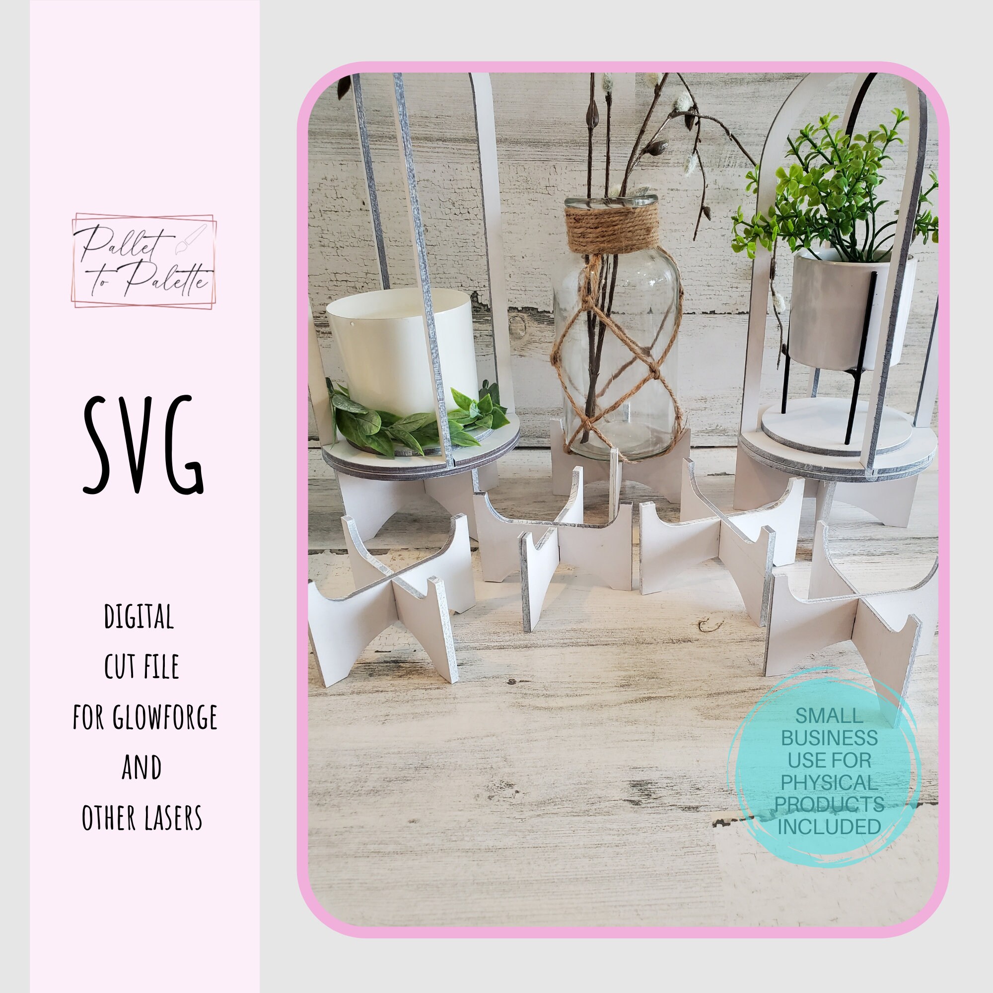 Risers / Jar Stands / Digital Download SVG Multi-use 3 Sizes - Etsy