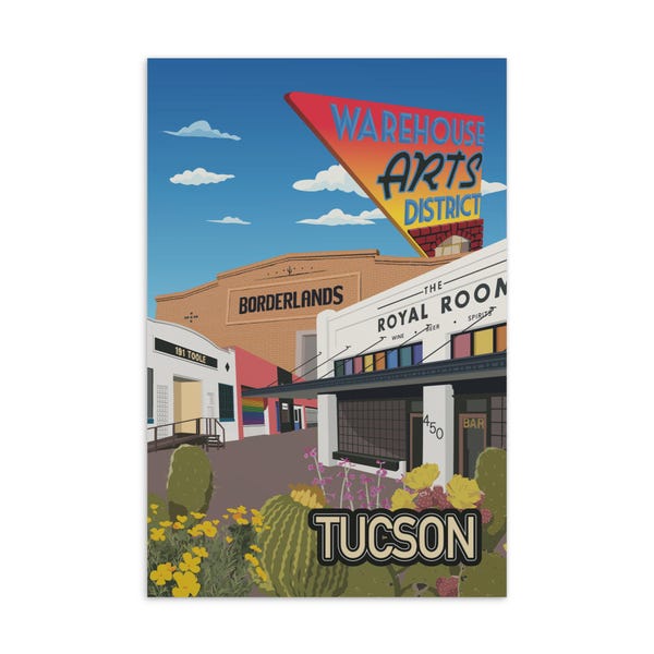 Tucson Postcards: Arizona Travel Art Prints