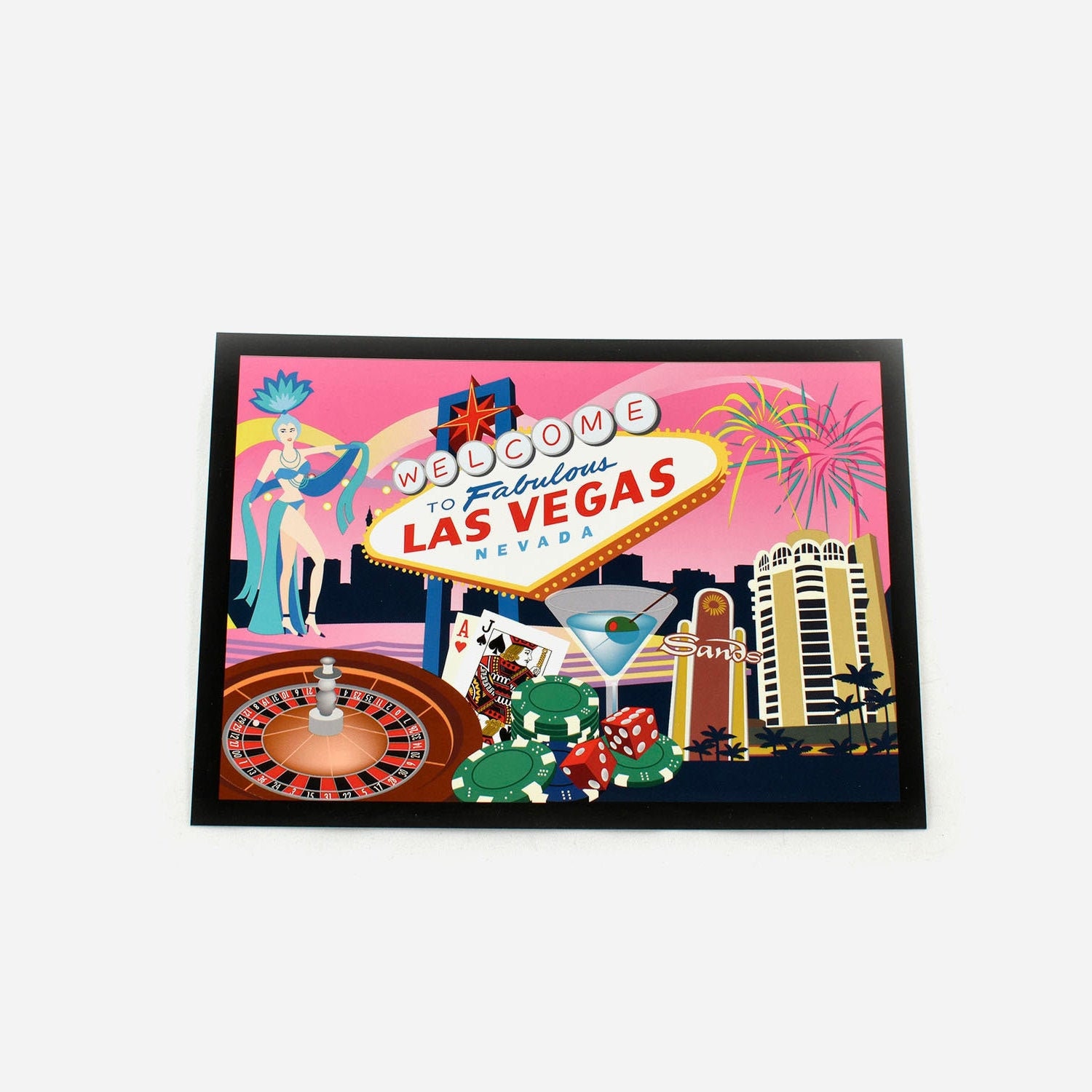 Postcard Las Vegas Strip Etsy