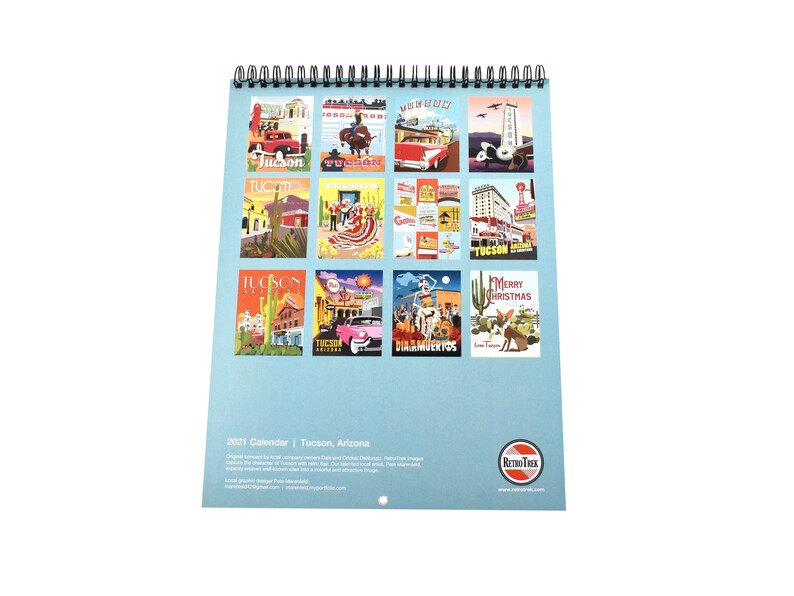 2021 Tucson Calendar Etsy