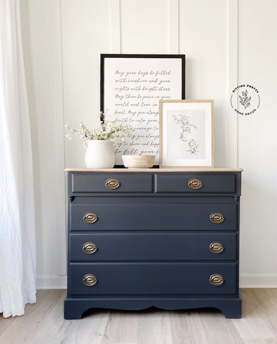 princess polly baby blue dress French Country Farmhouse Dresser Chest With Jewelry Storage. Shades of Blue  Rustic