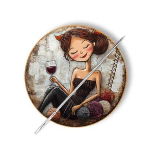 Wood Needle Minder, Wood Cover Minder, Needle Minder, Diamond Painting, Cross Stitch, Embroidery, Minder,