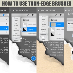 Procreate Paper Texture Brushes: 120 Seamless Paper & Canvas Organic Patterns image 9
