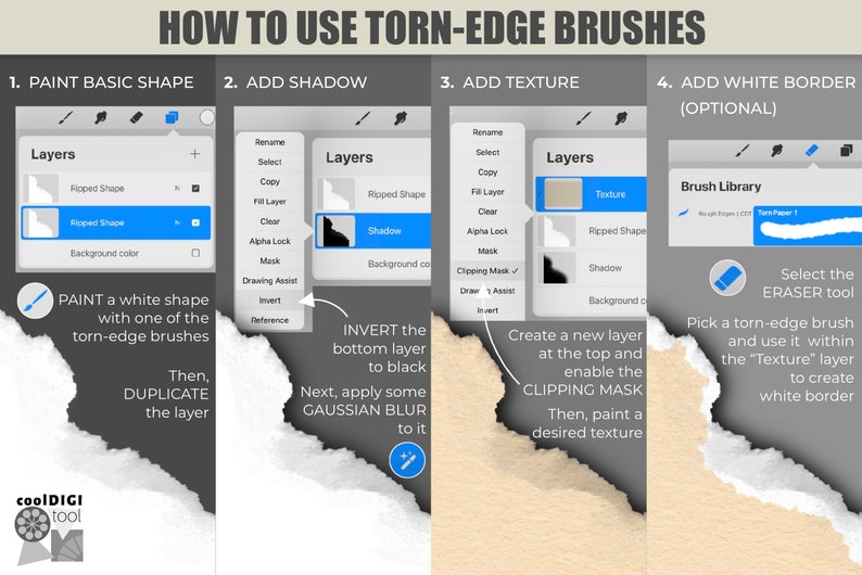 Procreate Paper Texture Brushes: 120 Seamless Paper & Canvas Organic Patterns image 9