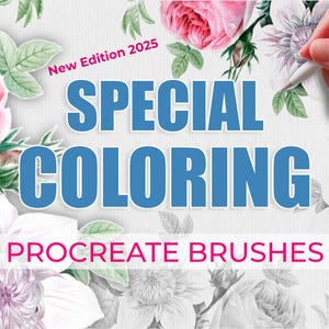 Procreate Coloring Brushes for Stamps and Semi-Transparent Art – Add Color, Shading & Effects