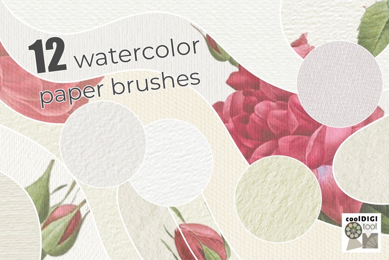 Procreate Paper Texture Brushes: 120 Seamless Paper & Canvas Organic Patterns image 6