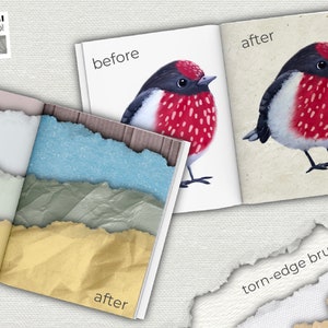 Procreate Paper Texture Brushes: 120 Seamless Paper & Canvas Organic Patterns image 8