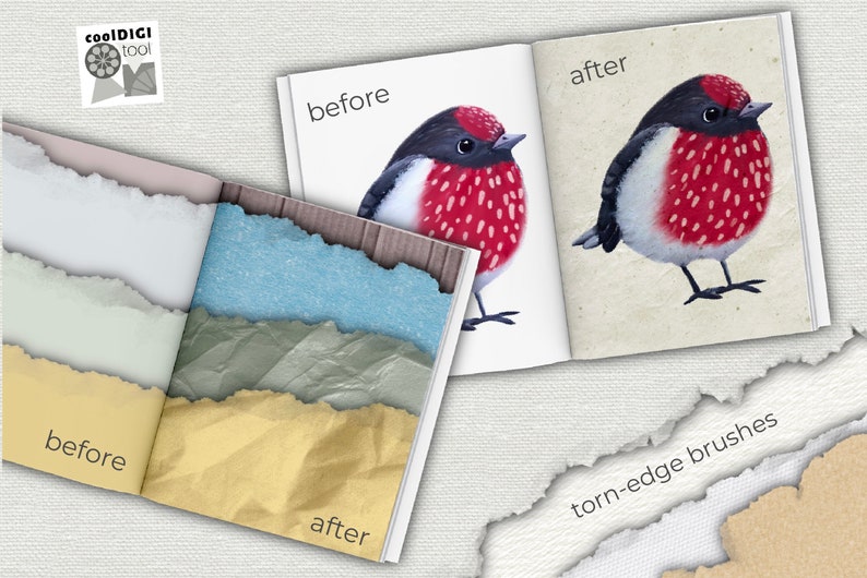 Procreate Paper Texture Brushes: 120 Seamless Paper & Canvas Organic Patterns image 8