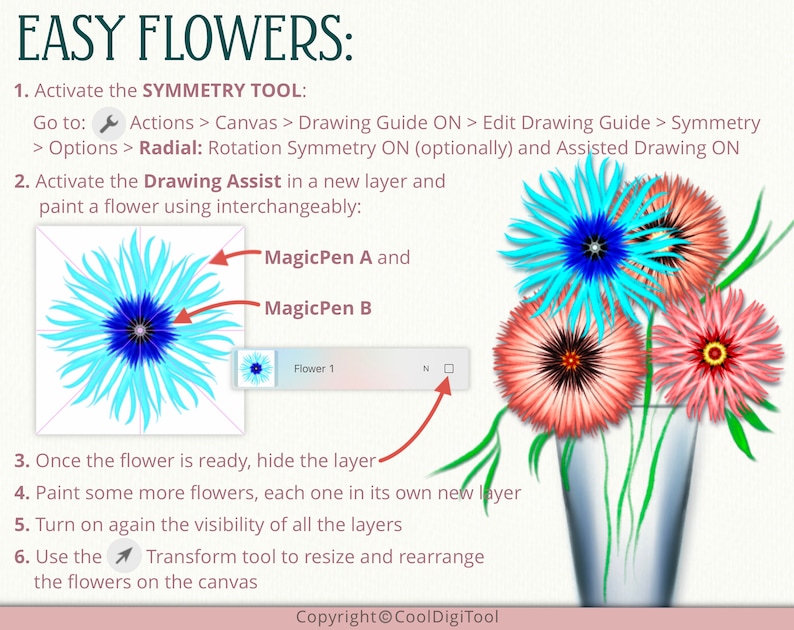 Magic Procreate Brushes 20 Pressuresensitive Brushes for Etsy