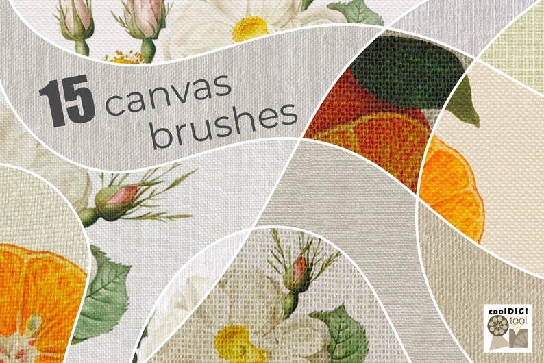 Procreate Paper Texture Brushes: 120 Seamless Paper & Canvas Organic Patterns image 7