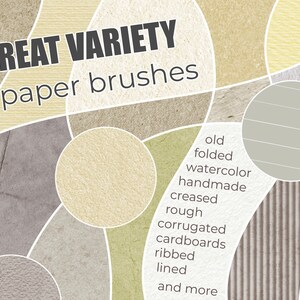 Procreate Paper Texture Brushes: 120 Seamless Paper & Canvas Organic Patterns image 4