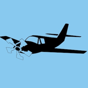 IDAHO airplane decal sticker prop plane fly
