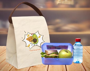Canvas Lunch Bag with Strap: Eco-Friendly Cotton