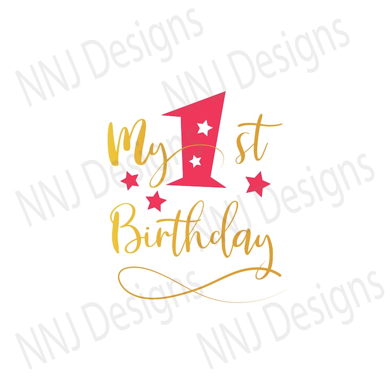 Download My 1st First Birthday SVG One Year Old Balloons Party Boy ...