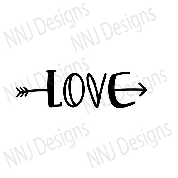 Love Svg File Heart Valentines Day Wedding Engagement Couple Etsy