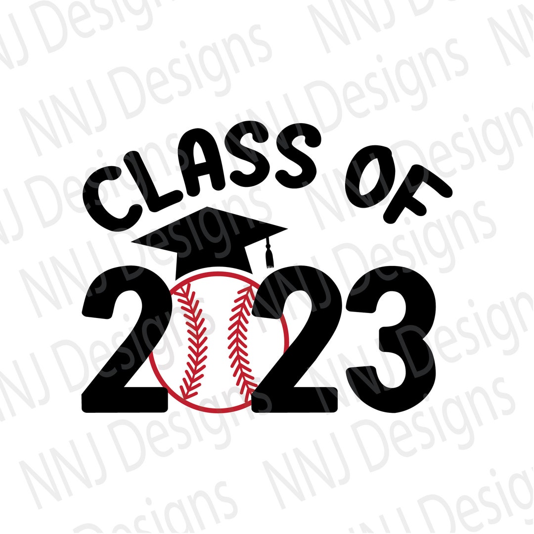 Class of 2023 Baseball SVG Senior Graduation Cap Sport Cutting - Etsy