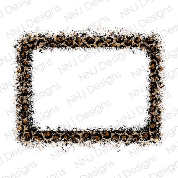 transparent background 5 10x10 PNG Leopard & Black Plaid Sublimation Backsplash Digital Download with distressed textures design resource