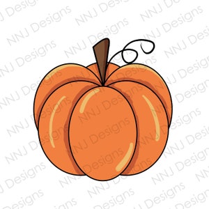 Halloween Pumpkin PNG Clipart: Fall Sublimation Design (Digital Download)