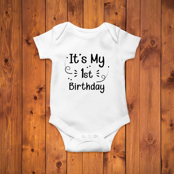 It s My First Birthday SVG One Year Old Boys Girsl Kids 1st Birthday Clipart Cricut Digital Download eps pdf dxf png svg